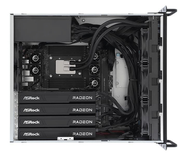 Рабочая станция ASRock GAI4G-R9700 оснащается четырьмя Radeon AI PRO R9700