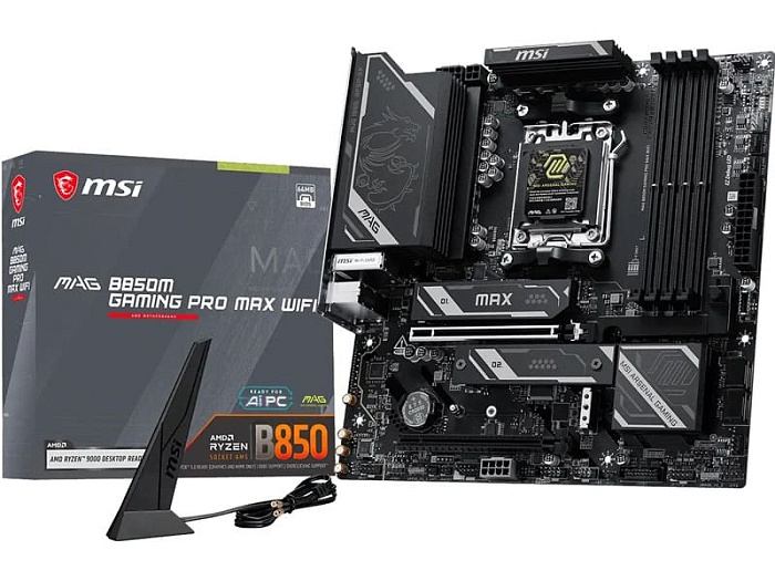 MSI выпустила плату начального уровня MAG B850M GAMING PRO MAX с внешним тактовым генератором