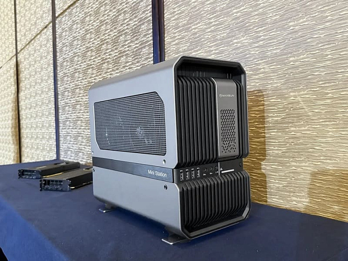 Рабочая станция MAXSUN Mini Station полагается на Core Ultra 9 285HX и две Arc Pro B60