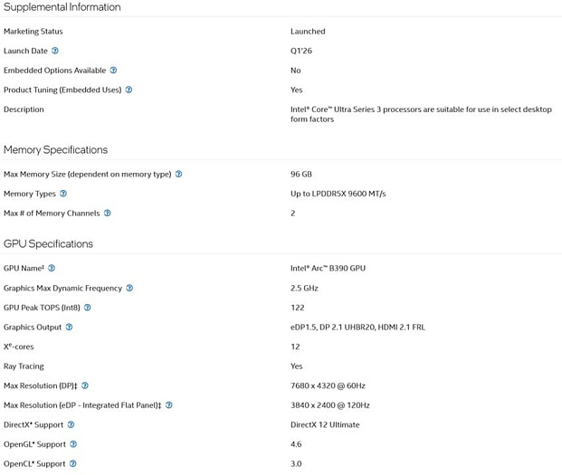 Характеристики мобильного Core Ultra X9 378H подтверждают полное сходство с Ultra X7 368H
