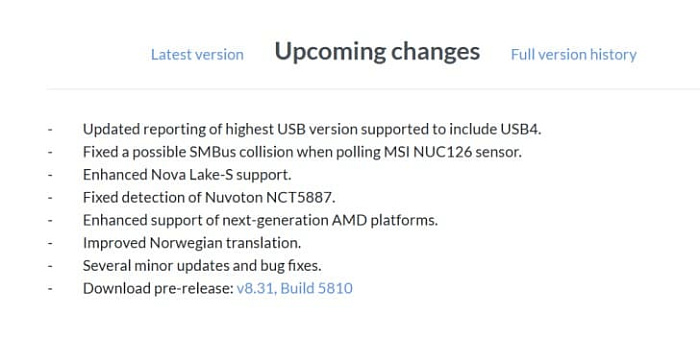 Утилита HWiNFO обзаведётся расширенной поддержкой Nova Lake-S и будущих чипсетов AMD