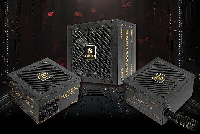 Enermax выпустила блоки питания REVOLUTION III и Cyber II с ATX 3.1