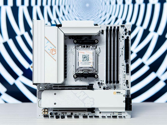 Кошачья плата COLORFIRE B850M-MEOW WIFI7 V14 скоро появится за пределами Китая