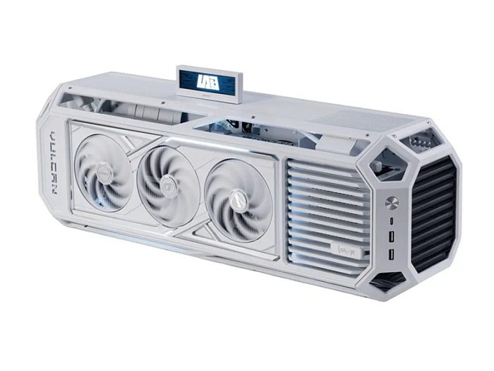 Горизонтальный корпус Colorful iGame LAB Vulcan Armor идеально сочетается с видеокартами iGame Vulcan