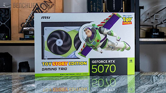 Подробно рассматриваем уникальную видеокарту MSI RTX 5070 Gaming Trio Toy Story Edition