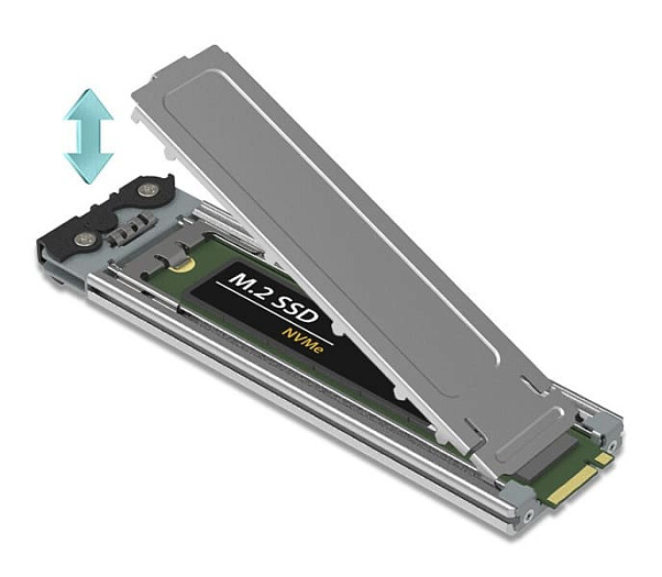 ICY DOCK выпустила плату расширения MB840M5P-B для быстрой замены SSD M.2