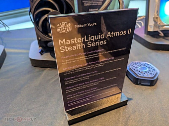CES 2026: Cooler Master показала СЖО серий MasterLiquid Atmos II Stealth, Core Nex Digital и Core LCD