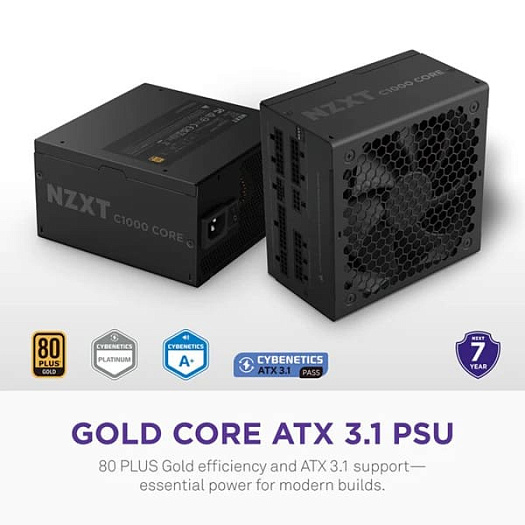 NZXT представила блоки питания серии C Gold Core
