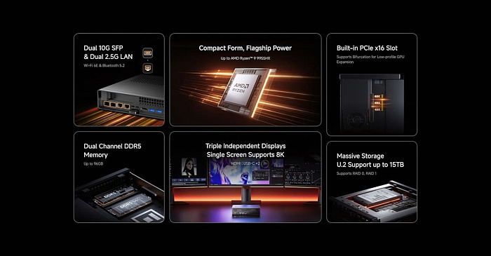 Стоимость мини-ПК Minisforum MS-A2 с Ryzen 9 9955HX начинается с $840