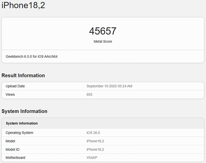Мобильный процессор Apple A19 Pro продемонстрировал возможности в Geekbench