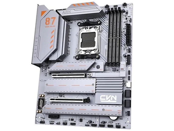 Colorful показала материнскую плату CVN X870 ARK FROZEN V14