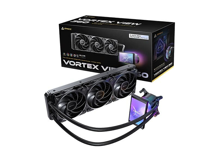 Antec начала продажи готовой СЖО Vortex View 360 с крупным экраном на водоблоке Antec начала продажи готовой СЖО Vortex View 360 с крупным экраном на водоблоке