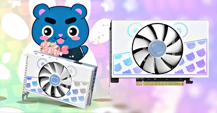Yeston выпустила GeForce RTX 5060 Cute Pet с медведями