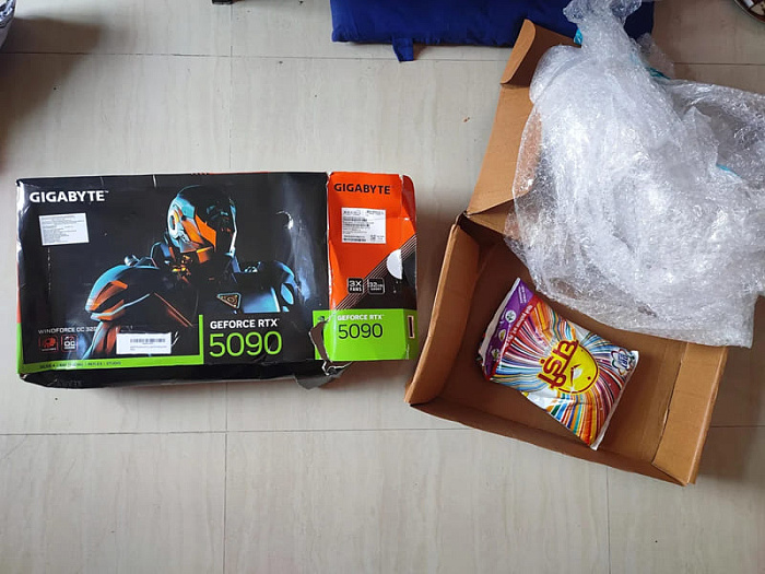 Amazon отклонила возврат средств покупателю RTX 5090, получившему стиральный порошок
