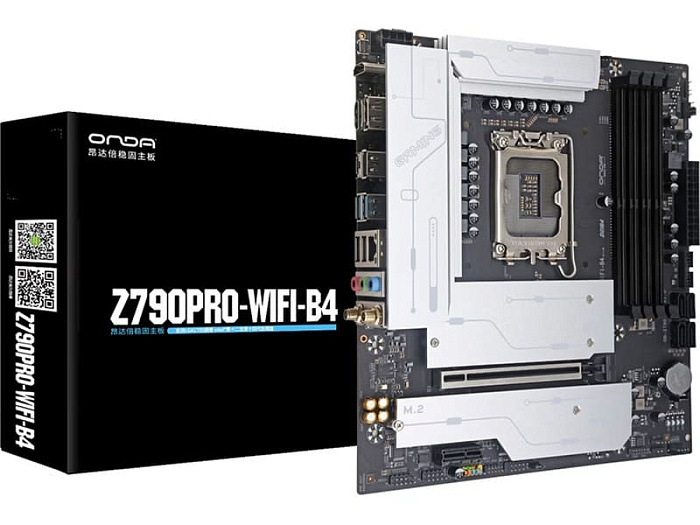 Onda выпустила доступную материнскую плату Z790PRO-WIFI-B4 с DDR4 и ценой $110