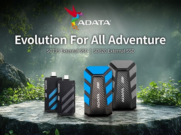 ADATA представила внешние твердотельные накопители SD820 и SC735