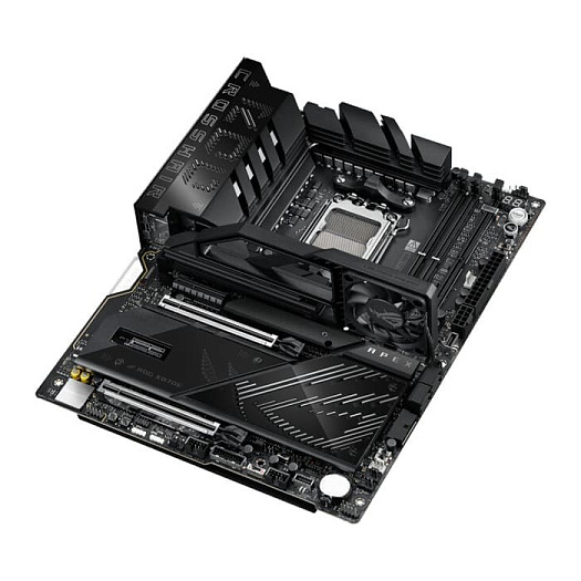 Плата ASUS ROG Crosshair X870E Apex оснащена вентилятором для разгона памяти
