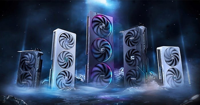Рассматриваем модельный ряд показанных видеокарт GeForce RTX 5060/Ti