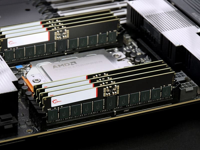 G.SKILL анонсировала комплект памяти T5 Neo DDR5-6400 R-DIMM объёмом 512 Гбайт