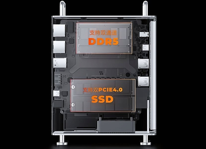 Дизайн мини-ПК Orico Omni Pro копирует рабочую станцию Apple Mac Pro Дизайн мини-ПК Orico Omni Pro копирует рабочую станцию Apple Mac Pro