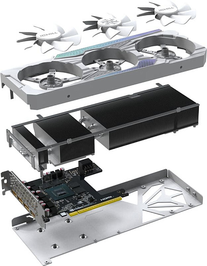 INNO3D выпустила видеокарту GeForce RTX 5060 8GB iChill X3 в чёрном и белом исполнении