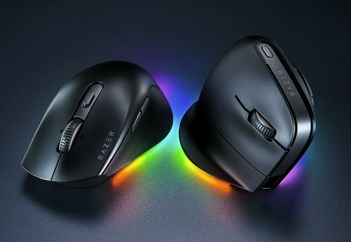 Razer выпустила свою первую вертикальную мышь Pro Click V2 Vertical Edition