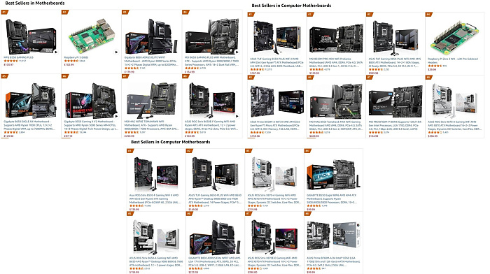 Материнские платы AMD AM4 пользуются огромным спросом у геймеров