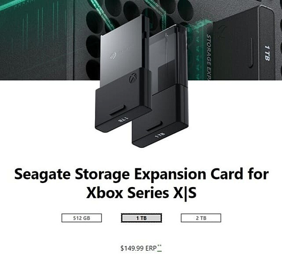 Накопитель Seagate на 4 Тбайта для консолей Xbox Series ненадолго появился в продаже