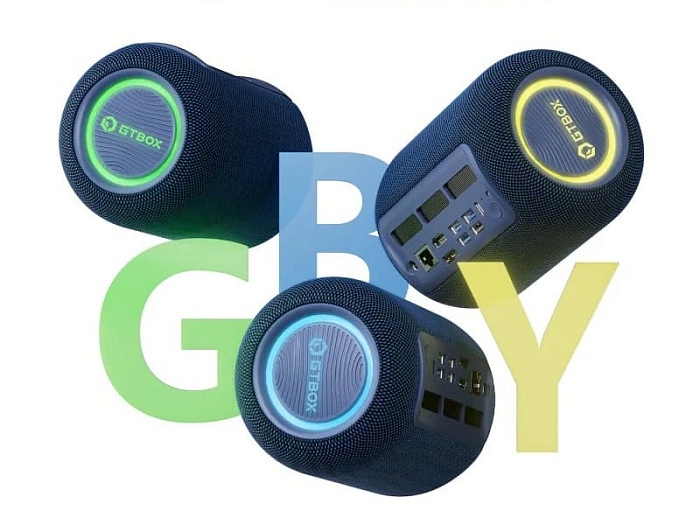 Мини-ПК GTBOX T1 выполнен в виде портативной колонки