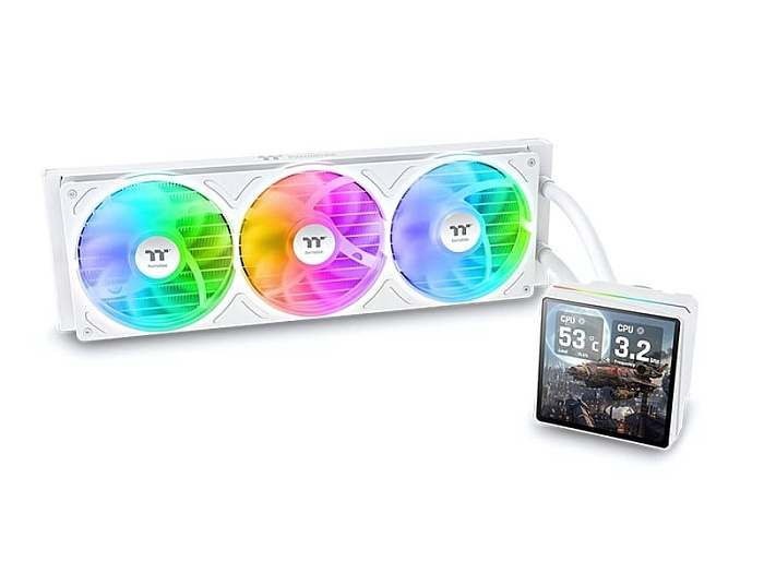 Thermaltake показала готовую СЖО TH360 V3 Ultra ARGB Sync Snow Edition