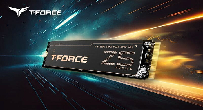 TEAMGROUP представила накопитель T-FORCE Z54E со скоростью работы до 14 900 Мбайт/с