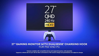 Sony показала игровой монитор PlayStation с разрешением Quad HD и частотой 240 Hz