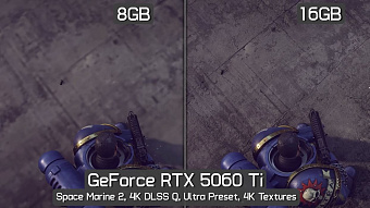 Подробный обзор GeForce RTX 5060 Ti 8GB подтверждает тотальный недостаток памяти