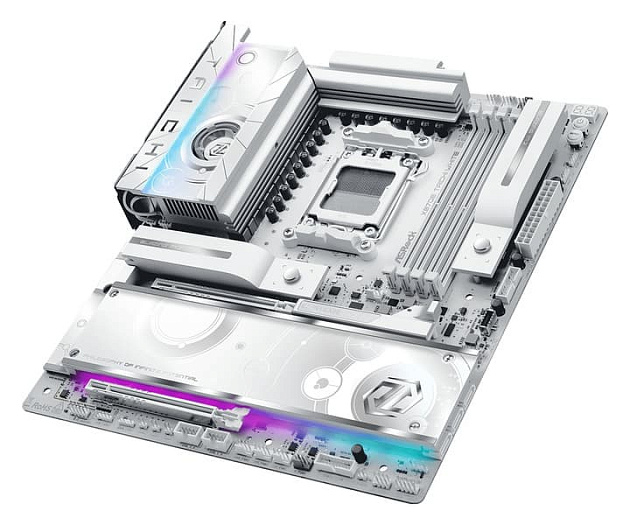 Премиальная материнская плата ASRock X870E Taichi анонсирована в белом варианте