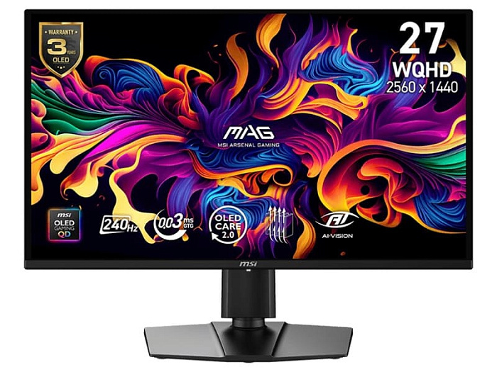 Игровой монитор MSI MAG 274QP QD-OLED X24 оценён в $500