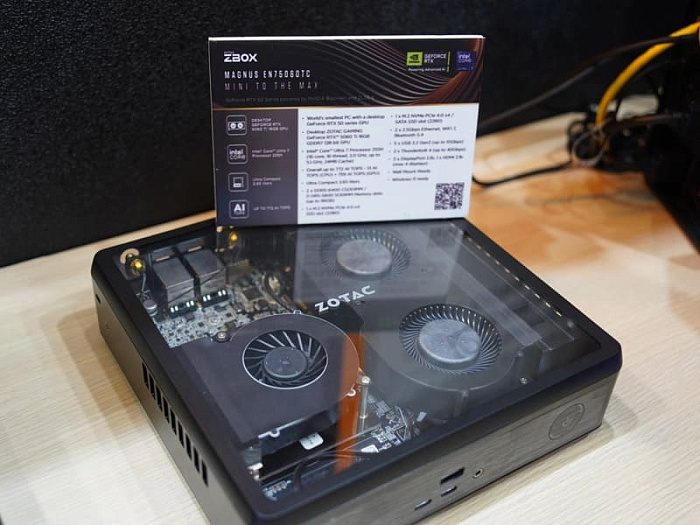 ZOTAC встроила низкопрофильную RTX 5060 Ti в крайне компактный корпус