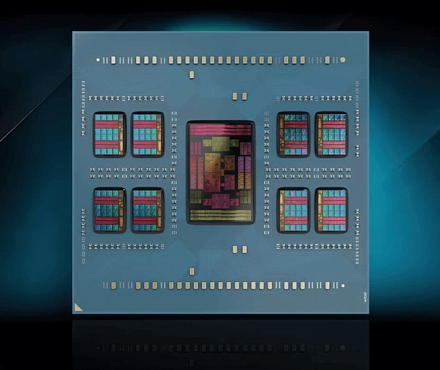 AMD показала первую пластину с 2-нм кристаллами EPYC Venice