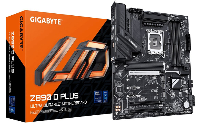 GIGABYTE Z890 D Plus &mdash; простая плата с хорошими возможностями для Intel Core Ultra 200S Plus