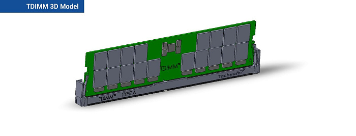 Tachyum показала оперативную память TDIMM с пропускной способностью до 281 Гбайта/с