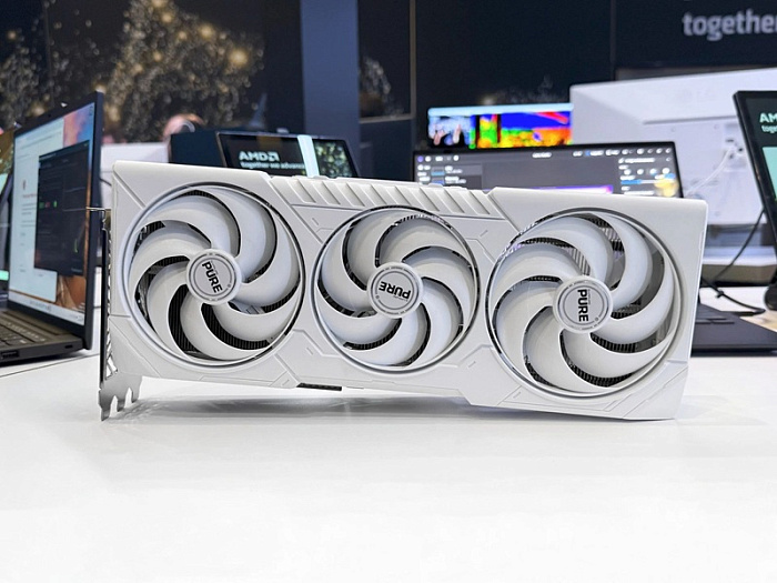 SAPPHIRE тизерит белоснежную видеокарту Radeon RX 9070 XT серии PURE  