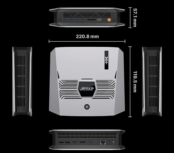 X+ Rival показала очередной мини-ПК на основе AMD Ryzen AI MAX+ 395