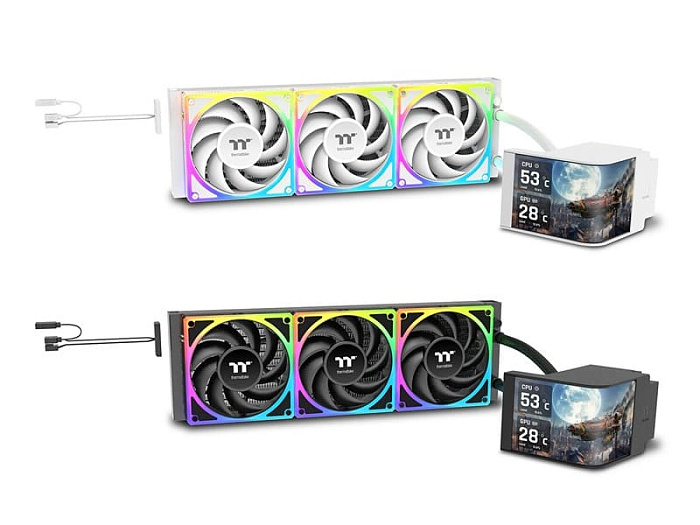 Готовая СЖО Thermaltake MAGCurve 360 Ultra оснащается изогнутым AMOLED-дисплеем