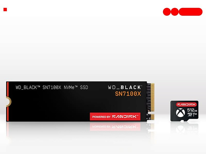 Sandisk выпустила карту памяти microSD и накопитель WD_BLACK SN7100X для ASUS ROG Xbox Ally