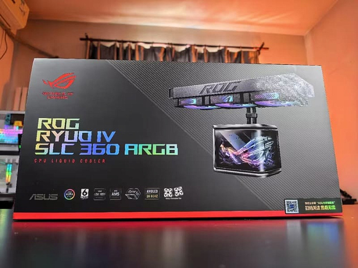 ASUS показала готовящуюся к запуску СЖО ROG RYUO IV SLC с изогнутым OLED-экраном
