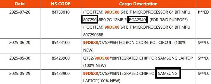 Samsung получает мобильные процессоры Intel Panther Lake для своих ноутбуков