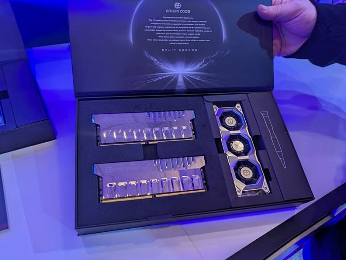 CES 2026: Origin Code показала комплект памяти Vortex DDR5 с кулером для её охлаждения