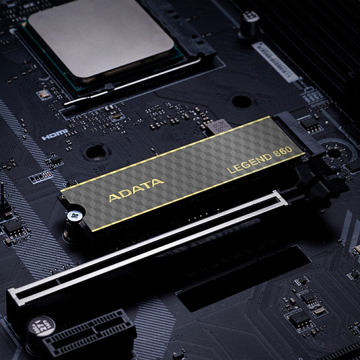 Накопитель ADATA Legend 860 способен достигать скорости работы 6000 Мбайт/с