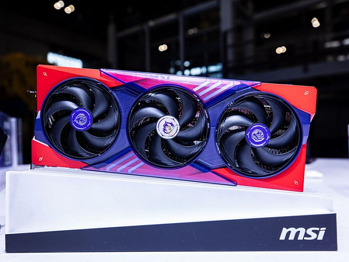 MSI показала уникальную видеокарту GeForce RTX 5070 Ti Gaming Trio MLG