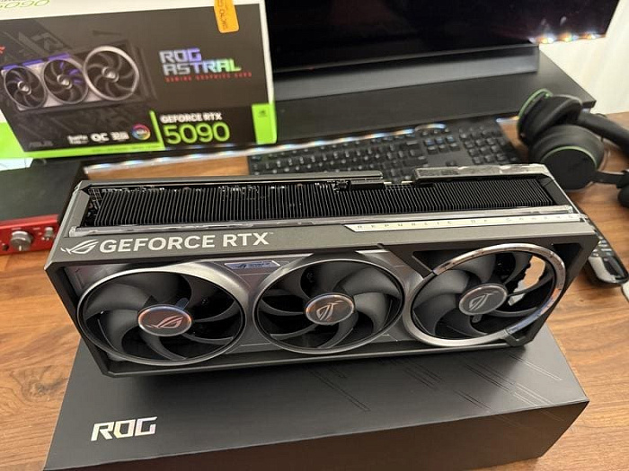 Видеокарты ASUS ROG Astral RTX 5000 оснащены гироскопом и акселерометром