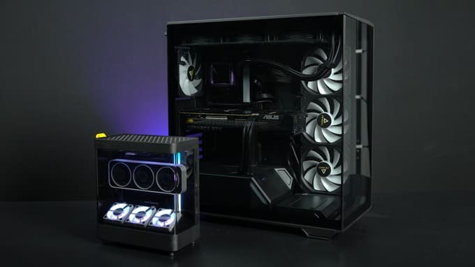 Маленький ПК Wee Beastie Mini Fishtank полагается на RTX 4070 форм-фактора MXM